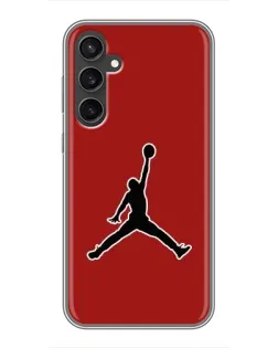 Чехол для Samsung Galaxy S23 FE с картинкой «Jordan Red Back»