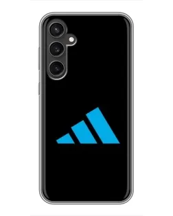 Чехол для Samsung Galaxy S23 FE с картинкой «Adidas Cyan Logo»