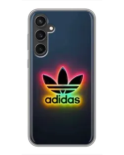 Чехол для Samsung Galaxy S23 FE с картинкой «Неоновый Adidas»