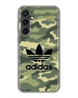 Чехол для Samsung Galaxy S23 FE с картинкой «Милитари стиль Adidas»