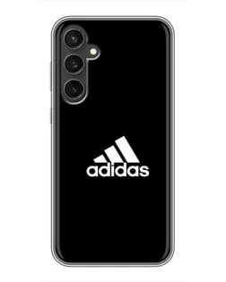 Чехол для Samsung Galaxy S23 FE с картинкой «Черная классика Adidas»