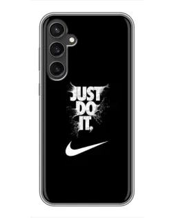 Чехол для Samsung Galaxy S23 FE с картинкой «Текстовый принт Nike»