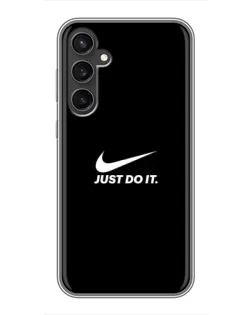 Чехол для Samsung Galaxy S23 FE с картинкой «Минимализм от Nike»