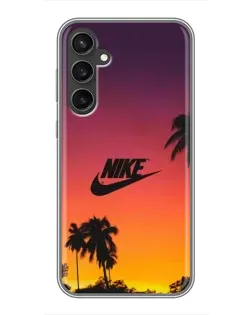 Чехол для Samsung Galaxy S23 FE с картинкой «Nike на закате солнца»