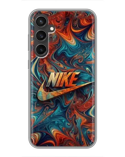 Чехол для Samsung Galaxy S23 FE с картинкой «Nike в абстракции»