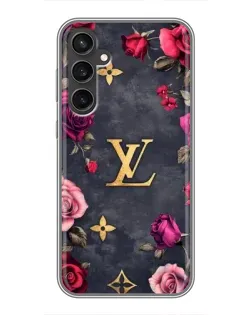 Чехол для Samsung Galaxy S23 FE с картинкой «Цветочный Louis Vuitton»