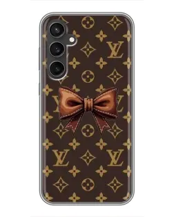 Чехол для Samsung Galaxy S23 FE с картинкой «LV с бантом»