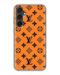 Чехол для Samsung Galaxy S23 FE с картинкой «Оранжевый стиль LV»