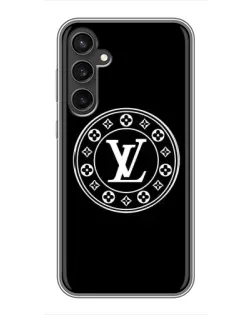 Чехол для Samsung Galaxy S23 FE с картинкой «LV — печать стиля»