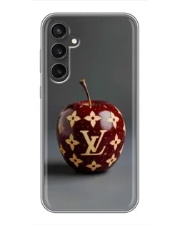Чехол для Samsung Galaxy S23 FE с картинкой «Красное яблоко LV»