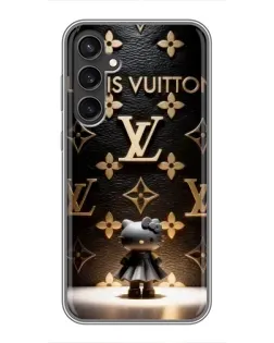 Чехол для Samsung Galaxy S23 FE с картинкой «Монограмма с фигурой»