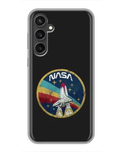 Чехол для Samsung Galaxy S23 FE с картинкой «NASA — эмблема миссии»