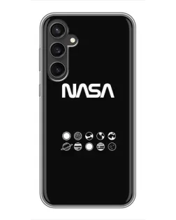 Чехол для Samsung Galaxy S23 FE с картинкой «NASA — технический принт»