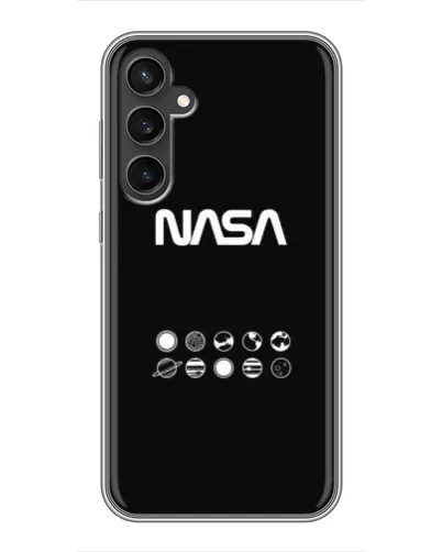 Чехол для Samsung Galaxy S23 FE с картинкой «NASA — технический принт»