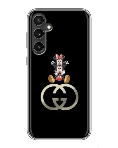 Чохол для Samsung Galaxy S23 FE з картинкою «Мінні Маус на лого» Чохол для Samsung Galaxy S23 FE з картинкою «Мінні Маус на лого»
