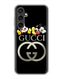 Чохол для Samsung Galaxy S23 FE з картинкою «Gucci — герої Disney»