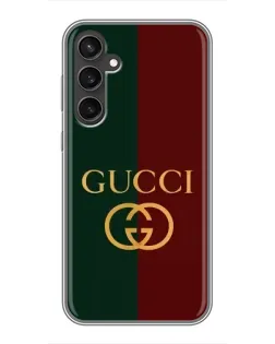 Чехол для Samsung Galaxy S23 FE с картинкой «Gucci — темно-зеленый градиент»