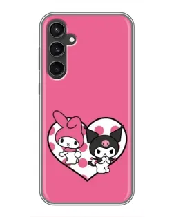 Чехол для Samsung Galaxy S23 FE с картинкой «Kuromi и My Melody» Чехол для Samsung Galaxy S23 FE с картинкой «Kuromi и My Melody»