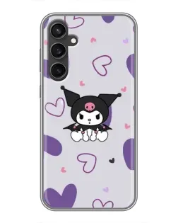 Чехол для Samsung Galaxy S23 FE с картинкой «Kuromi и лавандовые сердца» Чехол для Samsung Galaxy S23 FE с картинкой «Kuromi и лавандовые сердца»