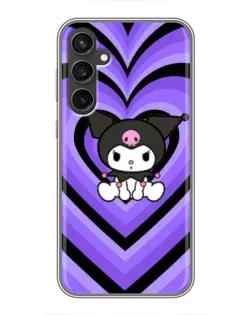 Чехол для Samsung Galaxy S23 FE с картинкой «Kuromi и фиолетовые сердца» Чехол для Samsung Galaxy S23 FE с картинкой «Kuromi и фиолетовые сердца»