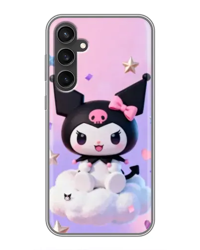 Чехол для Samsung Galaxy S23 FE с картинкой «Рок-звезда Kuromi»