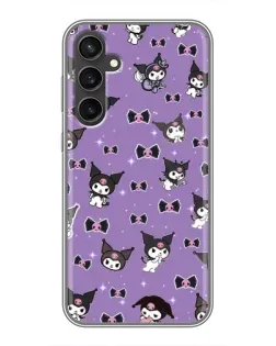 Чехол для Samsung Galaxy S23 FE с картинкой «Kuromi — паттерн» Чехол для Samsung Galaxy S23 FE с картинкой «Kuromi — паттерн»