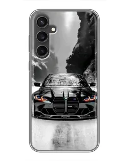 Чохол для Samsung Galaxy S23 FE з картинкою «BMW — акварельний дрифт»