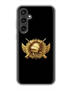 Чехол для Samsung Galaxy S23 FE с картинкой «PUBG — оранжевый градиент»