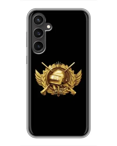Чехол для Samsung Galaxy S23 FE с картинкой «PUBG — оранжевый градиент»