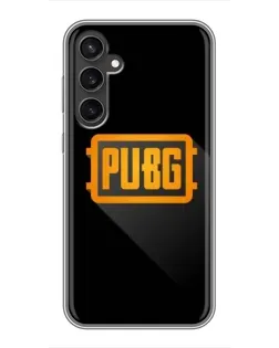 Чехол для Samsung Galaxy S23 FE с картинкой «PUBG — рамка лого»