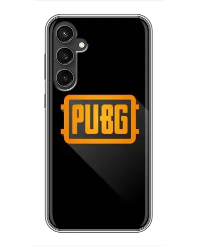 Чехол для Samsung Galaxy S23 FE с картинкой «PUBG — рамка лого»