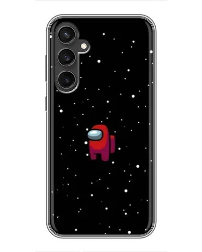 Чехол для Samsung Galaxy S23 FE с картинкой «Красный Among Us»