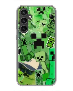 Чехол для Samsung Galaxy S23 FE с картинкой «Криперы Minecraft»