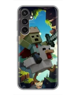 Чехол для Samsung Galaxy S23 FE с картинкой «Стив и гусь»