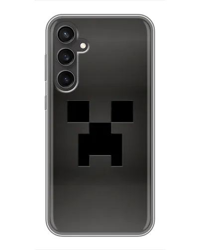 Чехол для Samsung Galaxy S23 FE с картинкой «Черный крипер градиент»