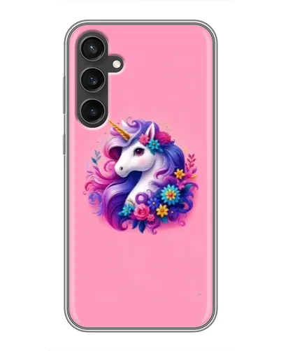 Чехол для Samsung Galaxy S23 FE с картинкой «Сказочный единорог»