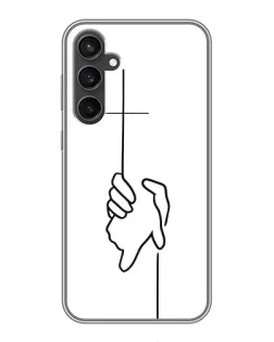 Чохол для Samsung Galaxy S23 FE з картинкою «Рука тримає»