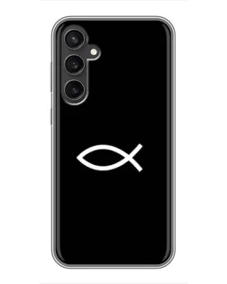 Чохол для Samsung Galaxy S23 FE з картинкою «Символ риби Jesus»