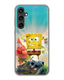 Чехол для Samsung Galaxy S23 FE с картинкой «Спанч Боб победитель»