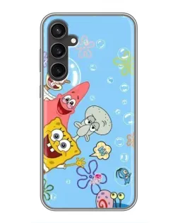 Чехол для Samsung Galaxy S23 FE с картинкой «Веселые пузырьки»