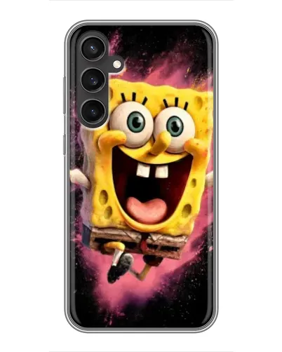 Чехол для Samsung Galaxy S23 FE с картинкой «Взрывной Спанч Боб»