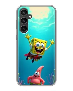 Чохол для Samsung Galaxy S23 FE з картинкою «Спанч Боб під водою»