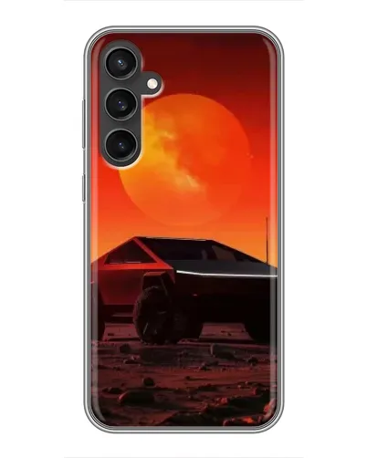 Чехол для Samsung Galaxy S23 FE с картинкой «Cybertruck на Марсе» Чехол для Samsung Galaxy S23 FE с картинкой «Cybertruck на Марсе»