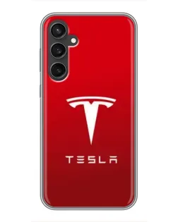 Чехол для Samsung Galaxy S23 FE с картинкой «Tesla Red Classic»