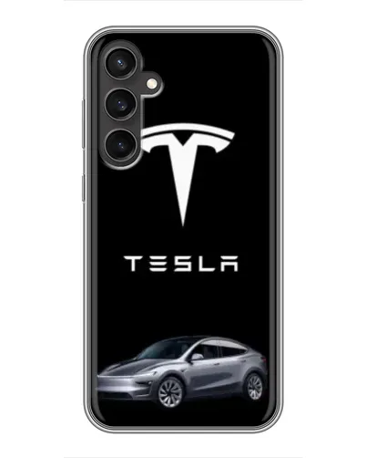 Чехол для Samsung Galaxy S23 FE с картинкой «Tesla Model Y» Чехол для Samsung Galaxy S23 FE с картинкой «Tesla Model Y»