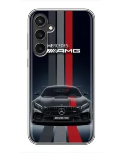 Чехол для Samsung Galaxy S23 FE с картинкой «Mercedes — белый карбон» Чехол для Samsung Galaxy S23 FE с картинкой «Mercedes — белый карбон»