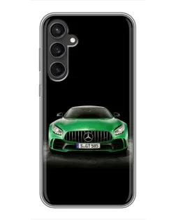 Чохол для Samsung Galaxy S23 FE з картинкою «Mercedes — неоновий лого»