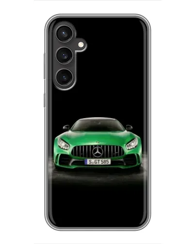 Чохол для Samsung Galaxy S23 FE з картинкою «Mercedes — неоновий лого» Чохол для Samsung Galaxy S23 FE з картинкою «Mercedes — неоновий лого»
