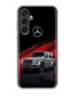 Чохол для Samsung Galaxy S23 FE з картинкою «Mercedes G-Class червоний»