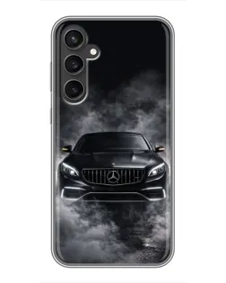 Чохол для Samsung Galaxy S23 FE з картинкою «Mercedes у диму»